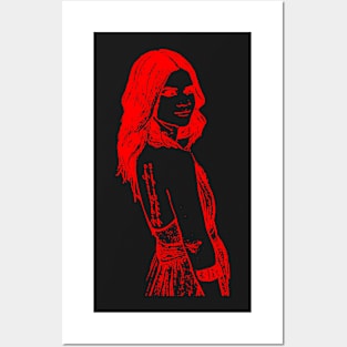 Maren Morris red Posters and Art